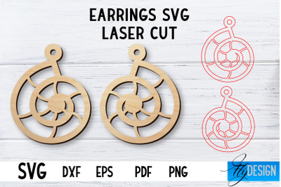 Laser Cut Earrings SVG | Earrings SVG Design | CNC files