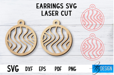 Laser Cut Earrings SVG | Earrings SVG Design | CNC files