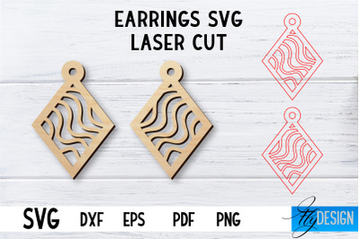 Laser Cut Earrings SVG | Earrings SVG Design | CNC files