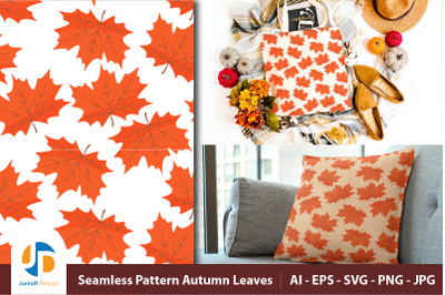 Seamless Pattern Autumn Leaves
