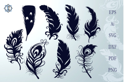 Feathers/Silhouettes/SVG