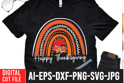 Happy Thanksgiving SVG Cut File &2C; Thanksgiving SVG Design