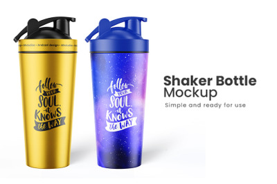 Shaker Bottle Mockup