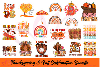 Thanksgiving And Fall Sublimation Bundle