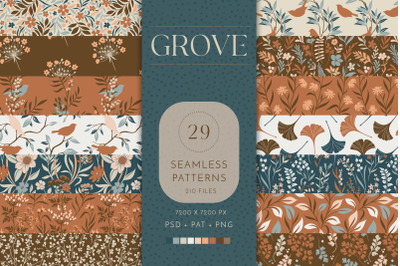 GROVE SEAMLESS PATTERN COLLECTION