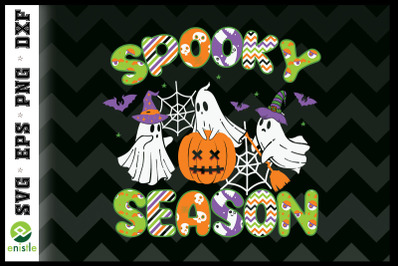 Spooky Season Boo Halloween