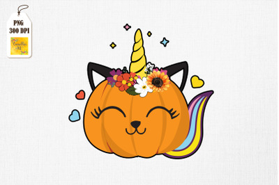 Pumpkin Cat Best Gift For Halloween