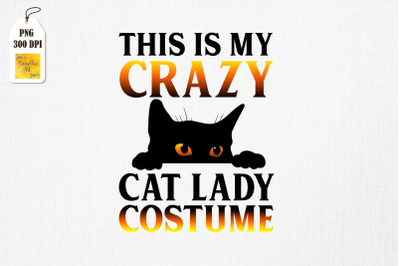 Crazy Cat Lady Costume Cat Halloween