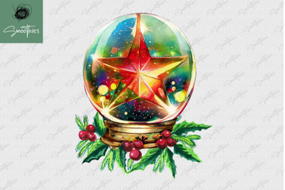 Star In Snowglobe Christmas