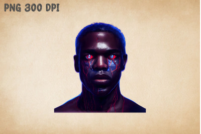 Black Male Zombie Portrait