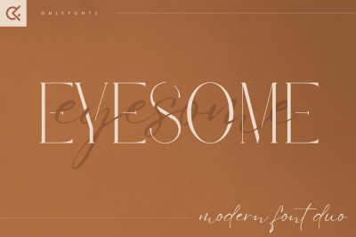 Eyesome - Modern Font Duo