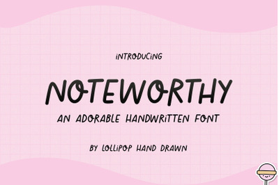 Noteworthy Font (Note Fonts, Note Writing Fonts, Cute Fonts)