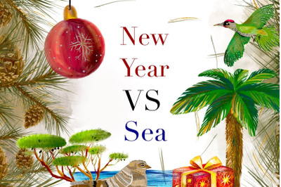 New Year vs sea
