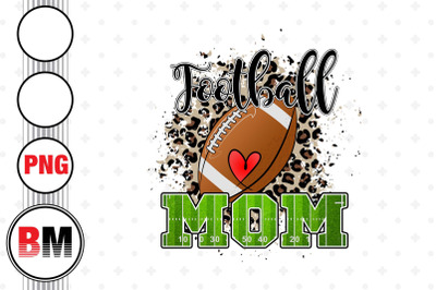 Football Mom Leopard PNG Files