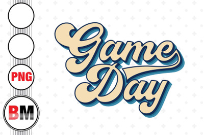 Game Day Retro PNG Files