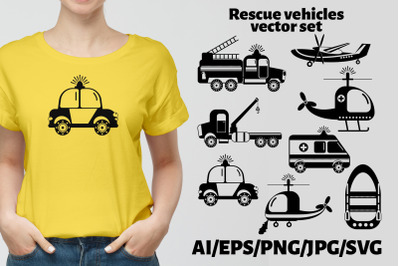 Emergency Response Transport Vehicles SVG