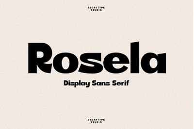 Rosela Typeface