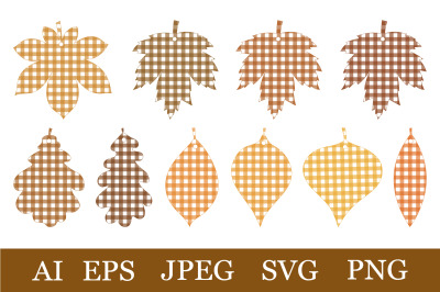 Leaves Gift Tags template. Fall leaves Gift tag printable