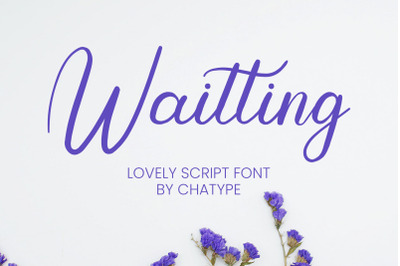 Waitting font
