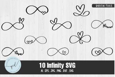 Infinity SVG | 10 Variations