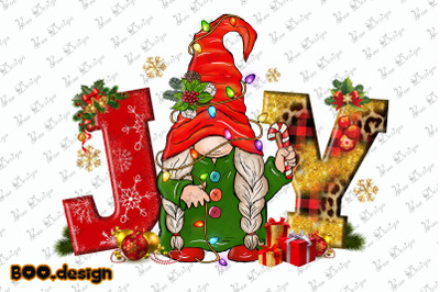 Joy Christmas Gnome Graphics