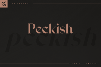 Peckish - Bold Serif Typeface