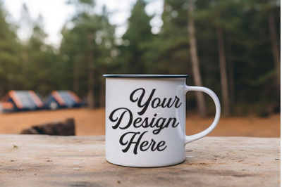 Camping Nature Mockups, Camping Enamel Mockups, Digital Download,