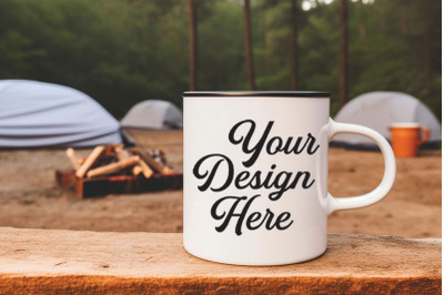 Camping Nature Mockups&2C; Camping Enamel Mockups&2C; Digital Download&2C;