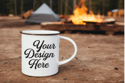 Camping Nature Mockups, Camping Enamel Mockups, Digital Download,