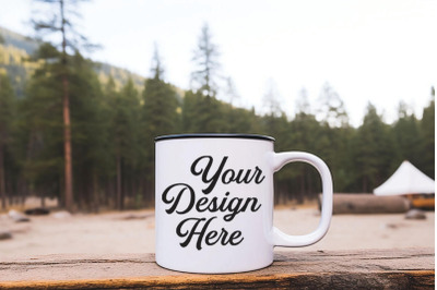 Camping Nature Mockups, Camping Enamel Mockups, Digital Download,