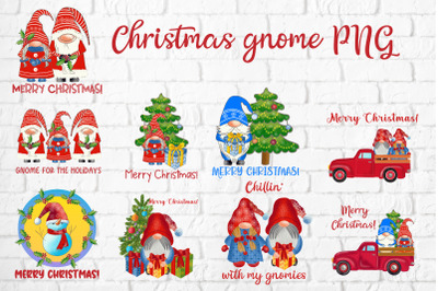 Christmas gnome sublimation bundle | Christmas gnome PNG