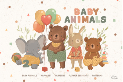 Baby Animals. Animals characters