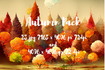 Autumn background pack