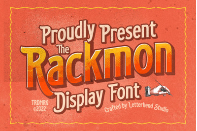 Rackmon - Vintage Display Font