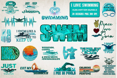 Swimming Bundle-20 Designs-220923