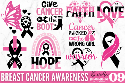 Breast Cancer SVG Bundle