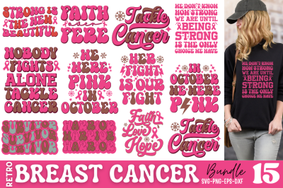 Breast Cancer Awareness SVG Bundle