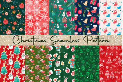 Christmas Seamless Pattern Bundle