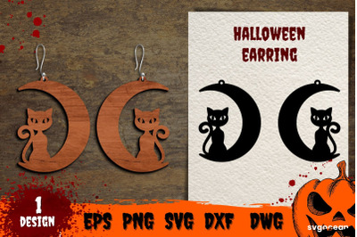 Black Cat Earrings&nbsp;| Glowforge | Jewelry