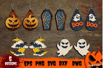 Halloween Earrings | Glowforge | Laser cut