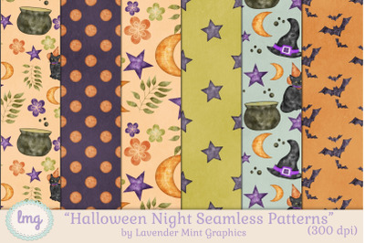 Halloween Night Seamless Patterns