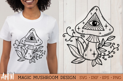 Magic Mushrooms SVG | Witch Mushroom PNG | Occult SVG
