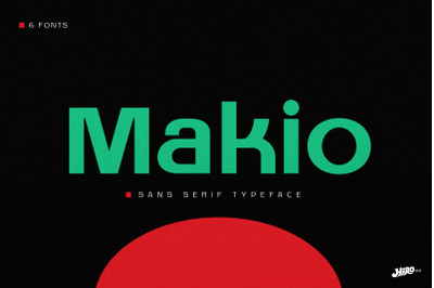 Makio - Sans Serif Typeface