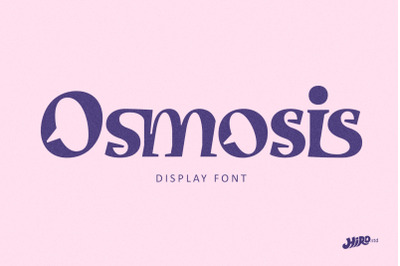 Osmosis - Display Font