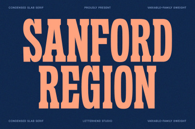 Sanford Region - Variable Font