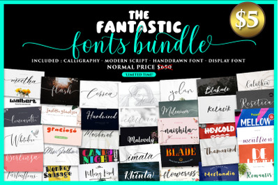 The Fantastic Fonts Bundle