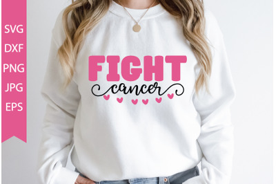 fight cancer SVG cut file