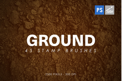 45 Ground Texture Photoshop Stamp Brushes