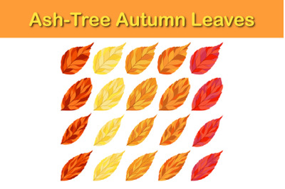 Birch Tree Leaf Set