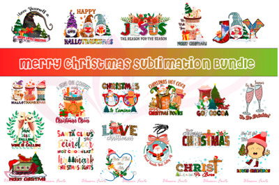 Merry Christmas Sublimation Bundle